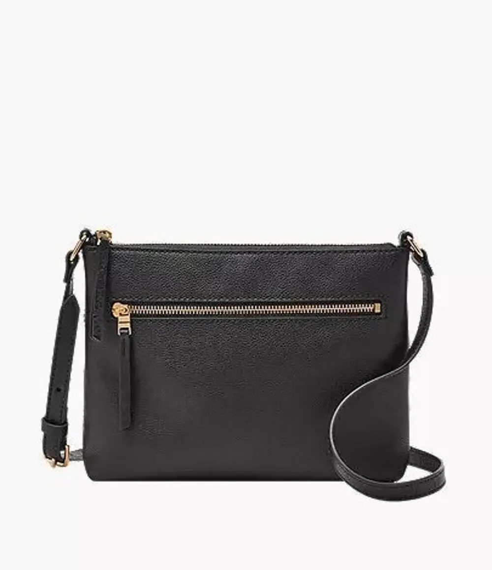 Fossil Black Crossbody